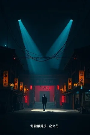 候鸟不迁徙电影封面，临街老屋木门与院中藤椅的竖版画面
